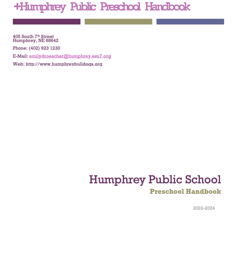 Humphrey Public Schools Preschool